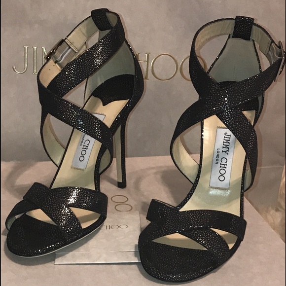 Sold 😉Jimmy choo metallic high heals sandals 🥰 - Picture 2 of 8